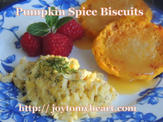 Pumpkin BIscuit breakfast