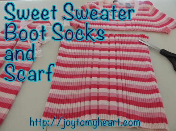 sweet sweater boot socks and scarf