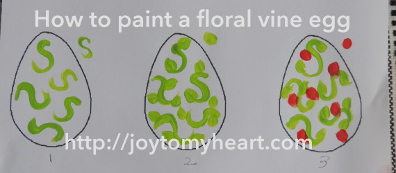 egg floral vine