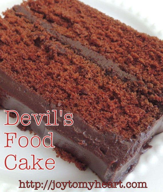 devils food cake sliceclose