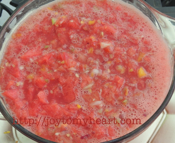 watermelon gazpacho fruit puree