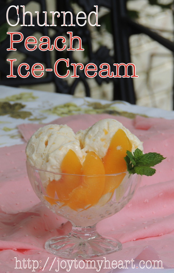 Churned Peach Ice cream4