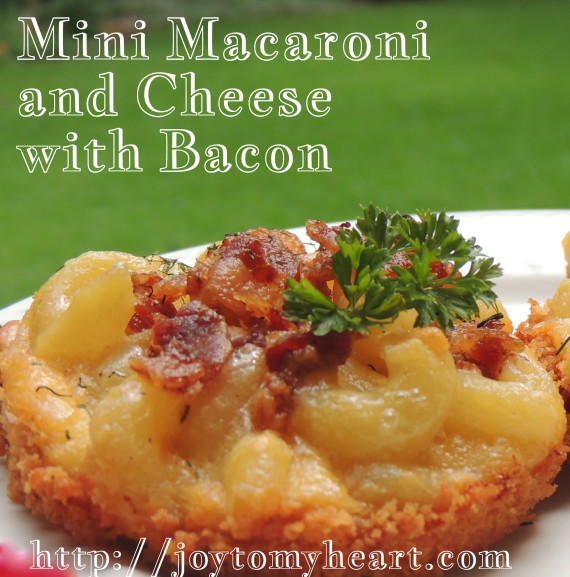 mini mac and cheese with bacon 5