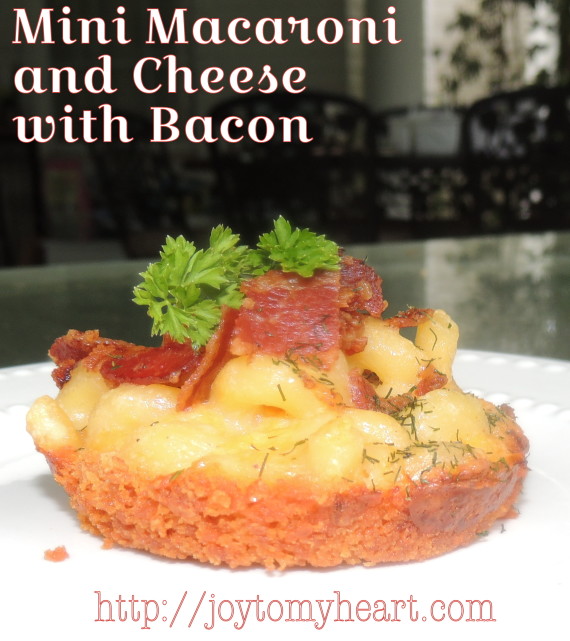 mini macaroni and cheese with bacon1