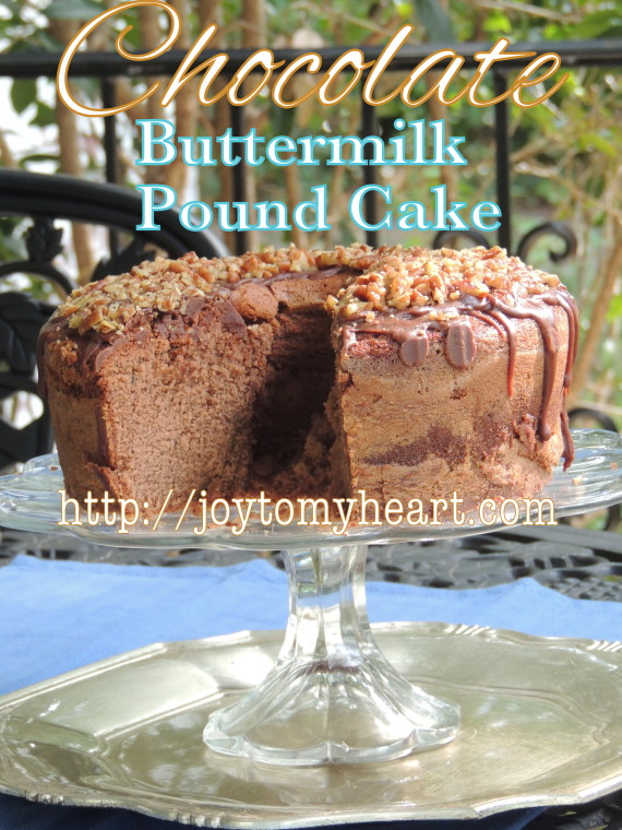 chocolate buttermilk pound cake1