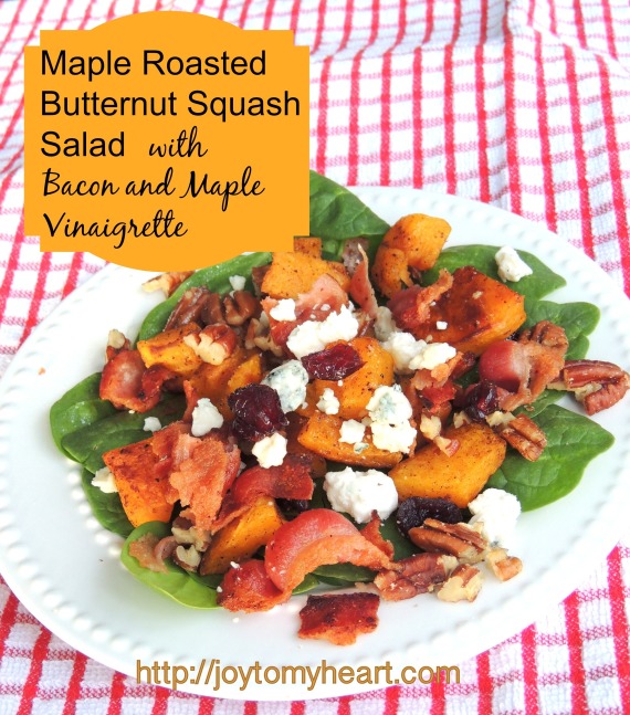 Maple Roasted Butternut Squash Salad