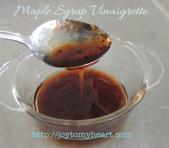 Maple Syrup Vinaigrette