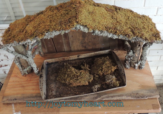 nativity adding moss