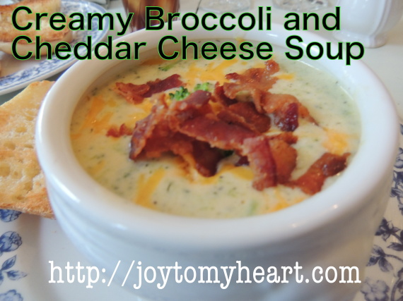 Creamy Broccoli and cheddar Cheese Soup