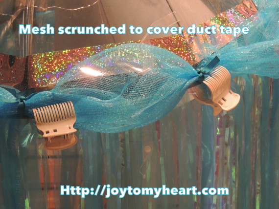 Jellyfish mesh scrunched