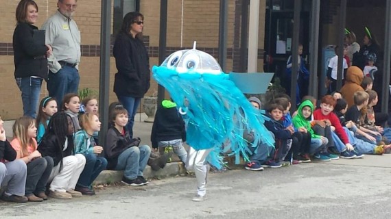 Jenny Jellyfish in parade
