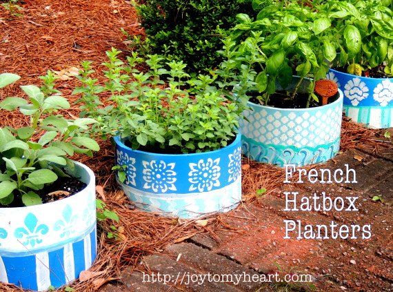 french hatbox planters9