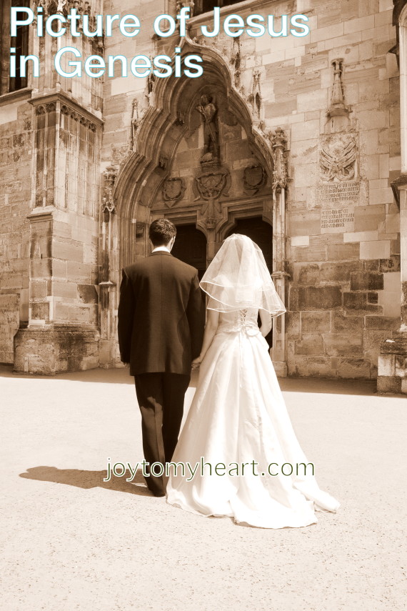 Bride and groom entering the church (concept for marriage made ??by God to unite a man and a woman in a single body)