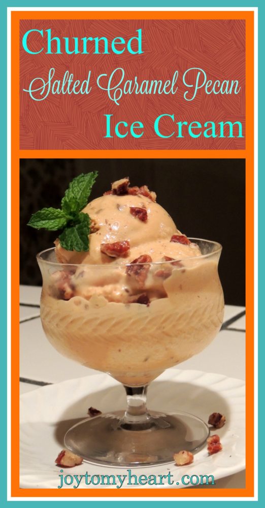 Salted Caramel Pecan Ice-cream ad