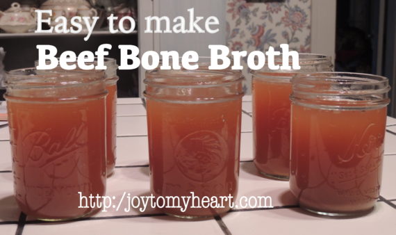 beef bone broth easy to make