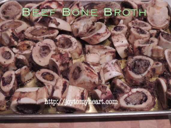 beef bone broth roasted